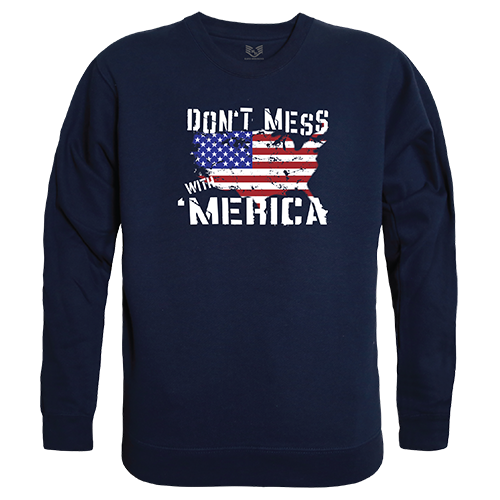 Graphiccrewneck,Dt Mess With Am, Nvy, 2x