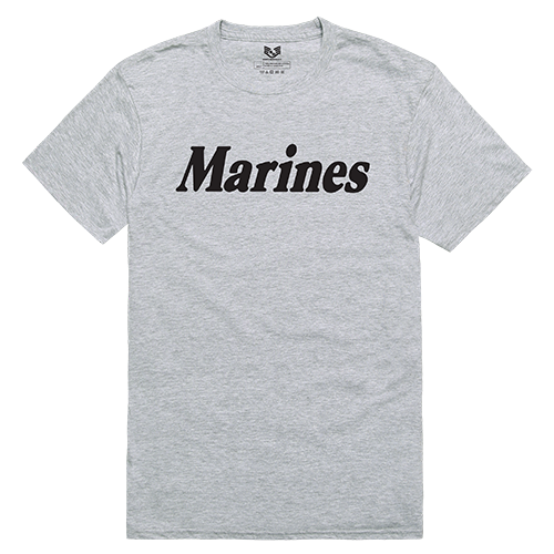 Relaxed Graphic T's, Marines, H.Grey, 2x