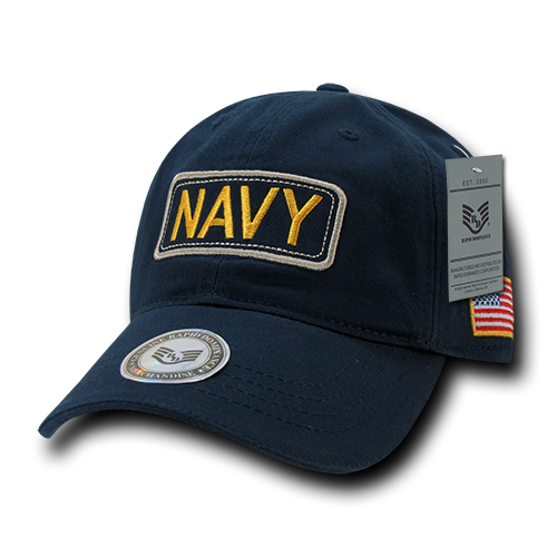 Dual Flag Raid Caps, Navy, Nvy