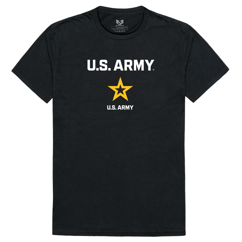 Relaxed Graphic T's,Us Army 57,Black, 2x