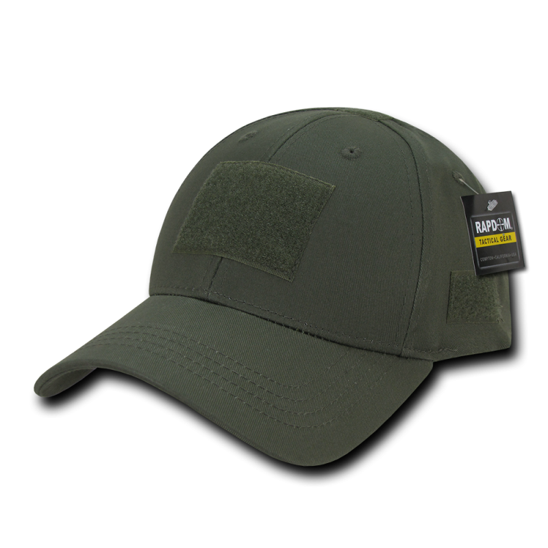 Low Crown Structured Tactical Cap, Olive