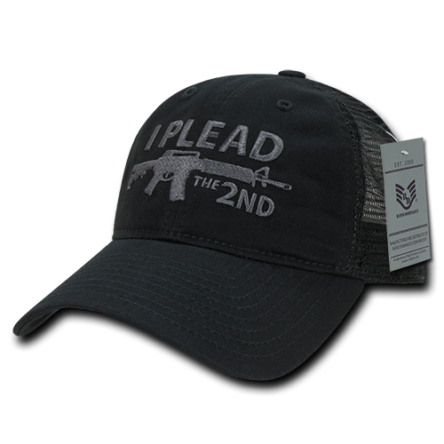 Relaxed Trucker Usa, I Plead 2Nd, Black