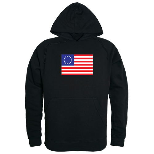 Graphic Pullover, Betsy Ross 2, Blk, s