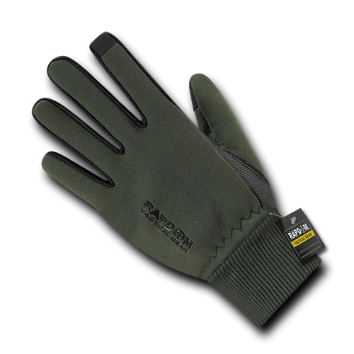 Neoprene Gloves With Cuff, Olive Dr, Xl