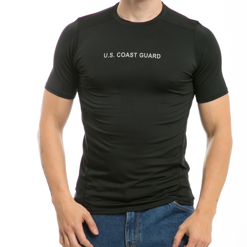 Rapidcool T-Shirt, Coastguard, Black, 2x
