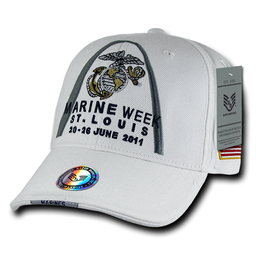 Special Event Marine Corps Caps, White
