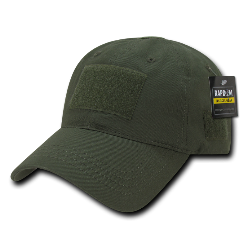 Relaxed Crown Tactical Caps, Olive