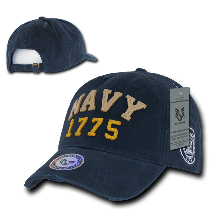 Vintage Athletic Caps, Navy, Navy