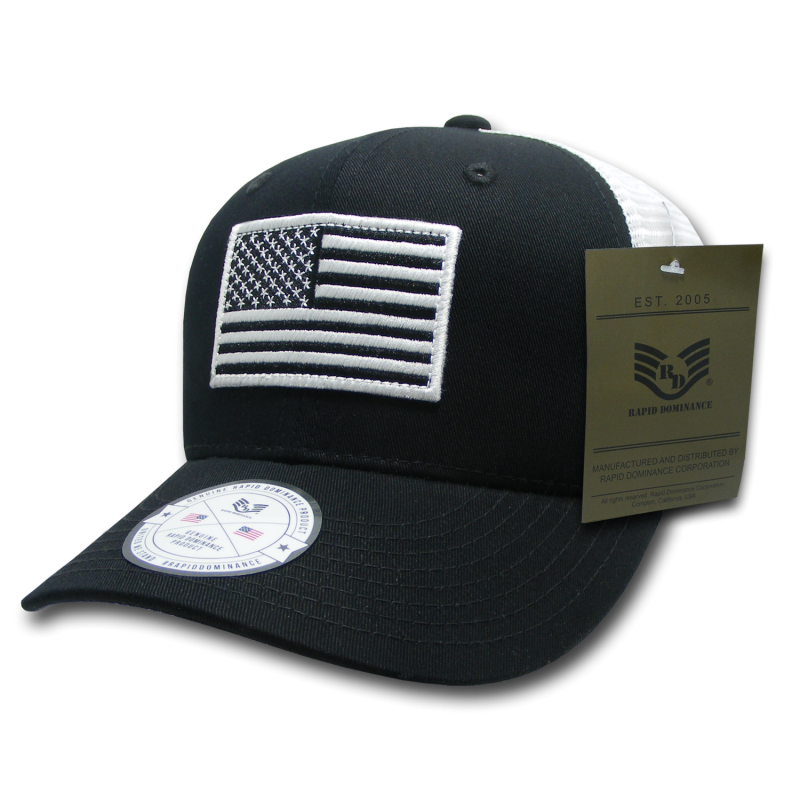 Patch Classic Trucker, Us Flag, Blk 2