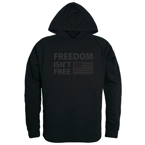 Graphic Pullover, Freedom Isn't, Blk, l