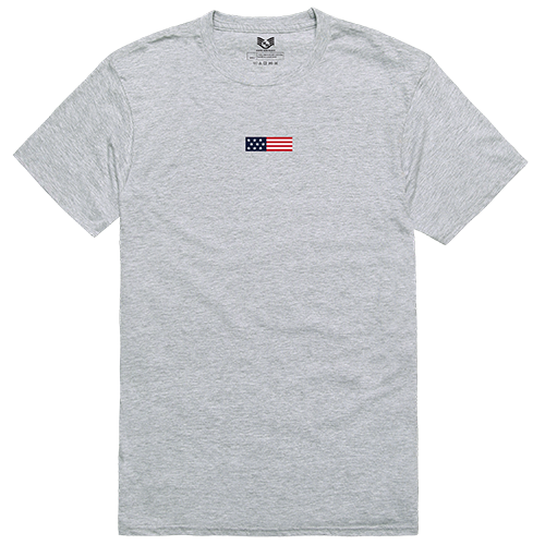 Relaxed Graphic T, Us Flag 1, H.Grey, s