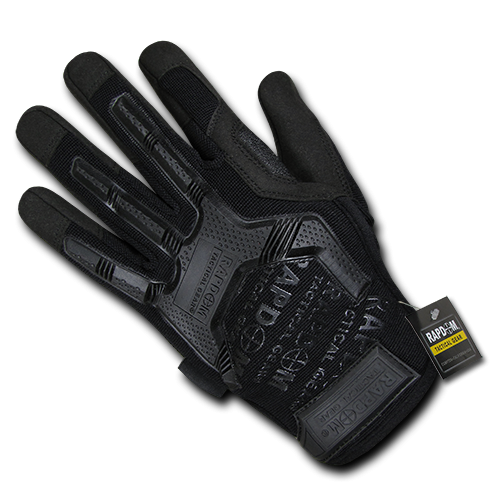 Impact Protection Gloves, Black, m