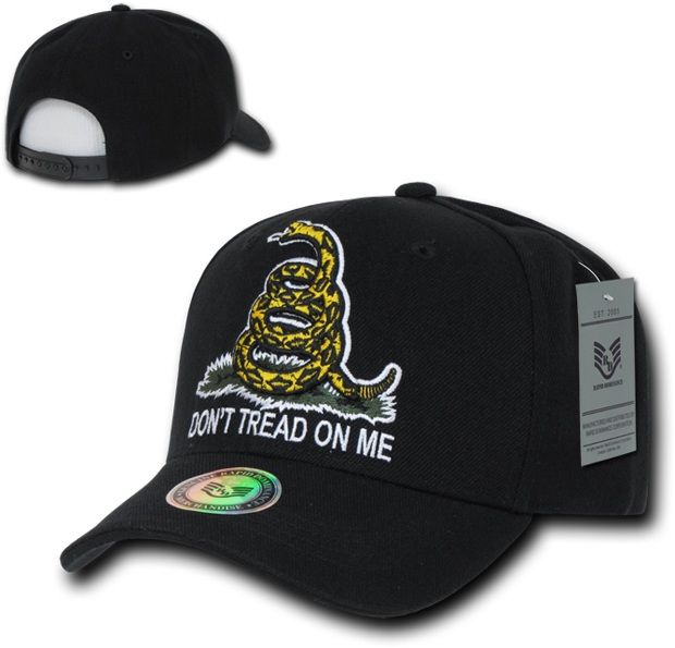 Graphic Caps, Don't Tread, Black
