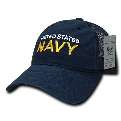 Relaxed Trucker Caps, Navy, Navy