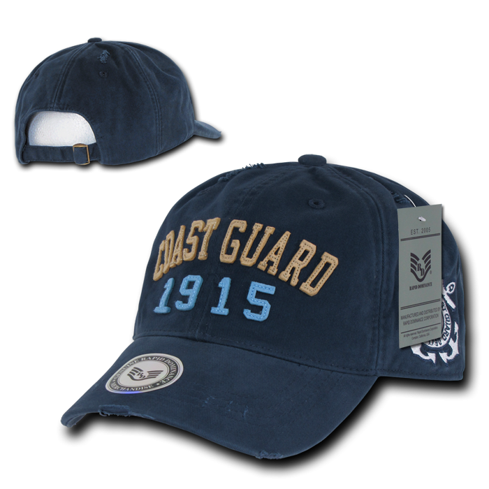 Vintage Athletic Caps, Coast Guard, Navy
