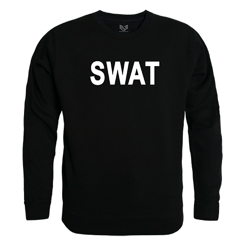 Graphic Crewneck, Swat, Black, 2x