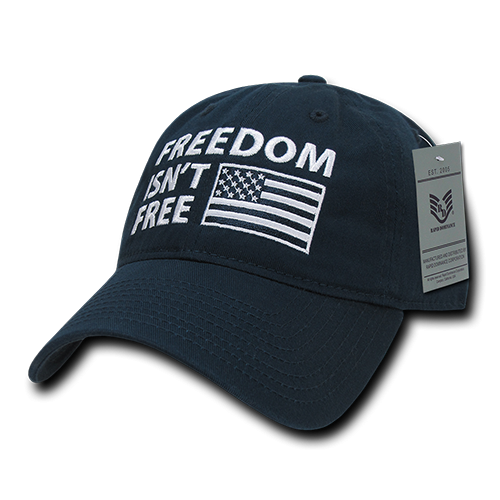 Relaxed Graphic Cap,Freedom Isn't, Navy