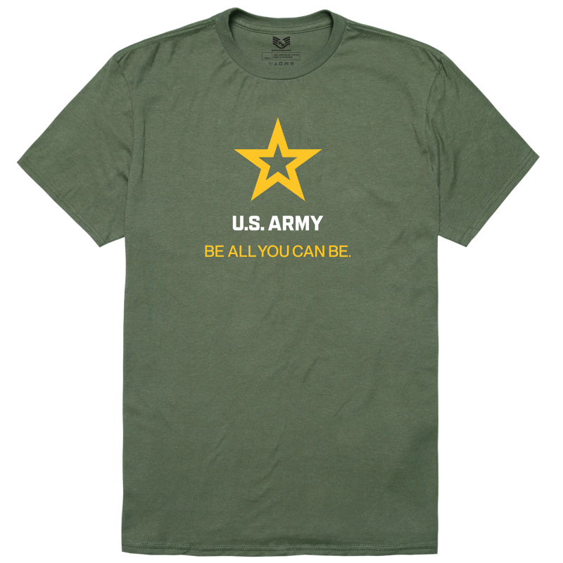 Relaxed Graphic T's,Us Army 42,Olive, 2x
