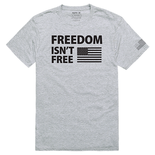 Tac. Graphic T, Freedom Isn't, Hgy, L Tee - Comfortable and Stylish