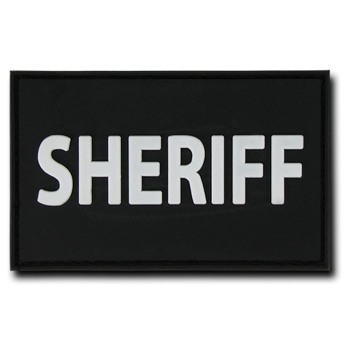 Rubber Patch, Sheriff, Black