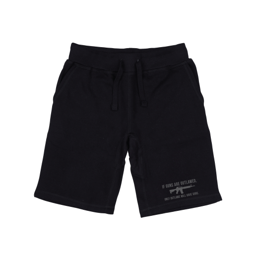 Graphic Shorts, Outlawed, Blk, Xl