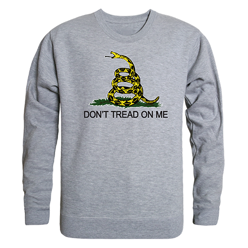 Graphic Crewneck, Gadsden, H.Grey, 2x - Comfortable and Stylish Sweatshirt