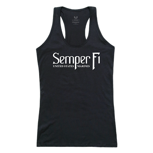 Graphic Tank, Semper Fi, Black, 2x