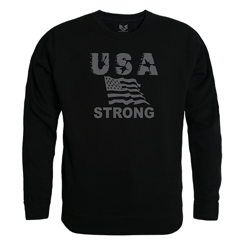 Graphic Crewneck, Black, Blk, Xl