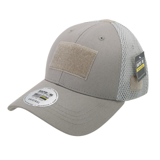 Low Crown Mesh Tactical Cap, Grey