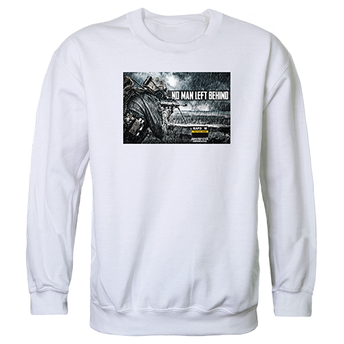 Graphic Crewneck No Men Left White XL