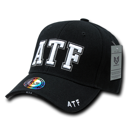 Deluxe Law Enforcement Cap - ATF, Black