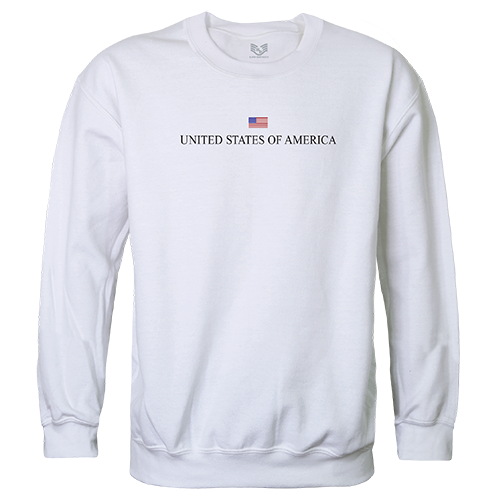 Graphic Crewneck, White, White, m
