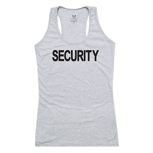 Graphic Tank - Security, H.Grey, XL