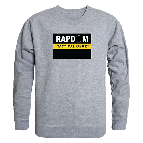 Graphic Crewneck Sweatshirt - H.Grey - Rapdom