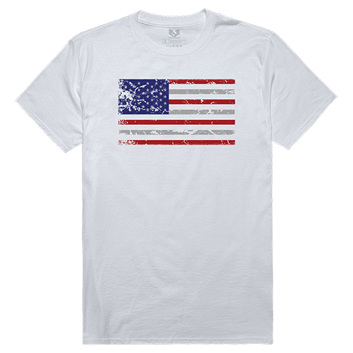 Relaxed G. Tee, Us Flag, Wht, 2x - Experience Unparalleled Comfort and Show Off Your Patriotism!