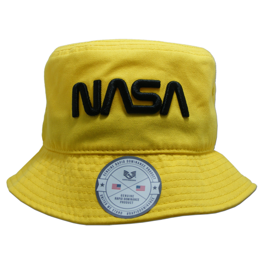NASA Relaxed Bucket Hat - Yellow L/XL