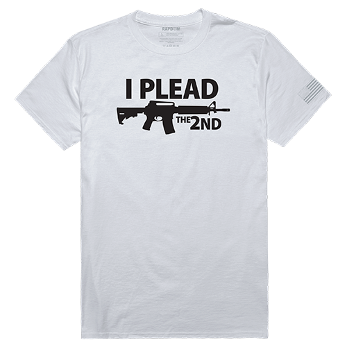 Tac. Graphic T, I Plead The 2Nd, Wht, m - Comfort and Style Redefined