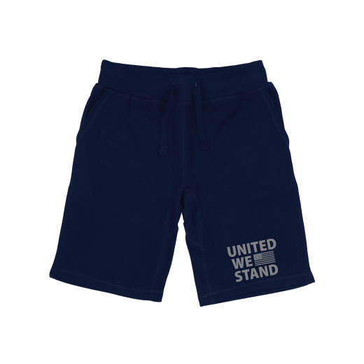 Graphic Shorts United We Stand Nvy s - Comfortable Tactical Fleece Shorts