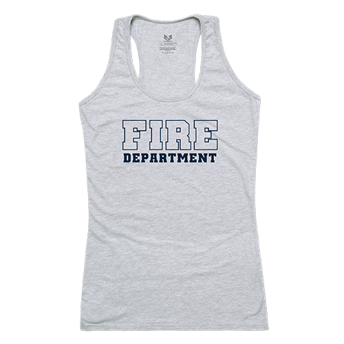 Graphic Tank Fire Dept. - Heather Grey