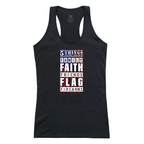 Graphic Tank - 5 Things Ydmw 2, Blk, m - Rapid Dominance Corporation