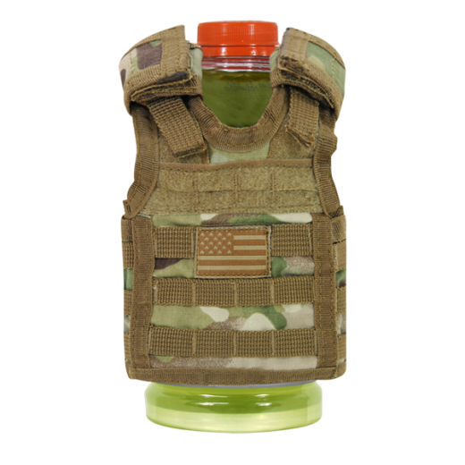 DLX Tactical Mini Vest - USA Flag, Multicam