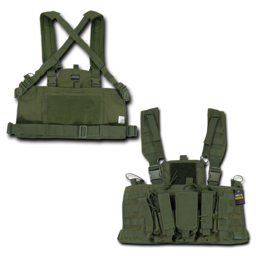 Rapdom T600 Molle Chest Rig, Olive Drab