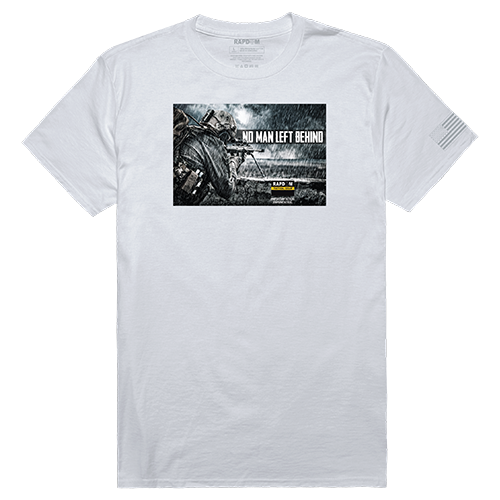 Tactical Graphic T, No Men Left, Wht, s