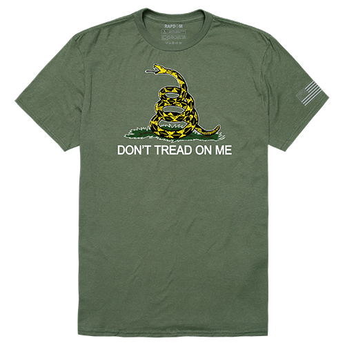Tactical Graphic T-Shirt - Gadsden Olive