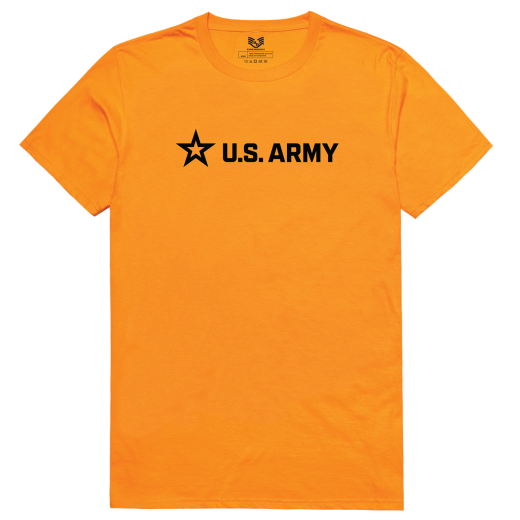 Relaxed Graphic T's - US Army 36, Gold
