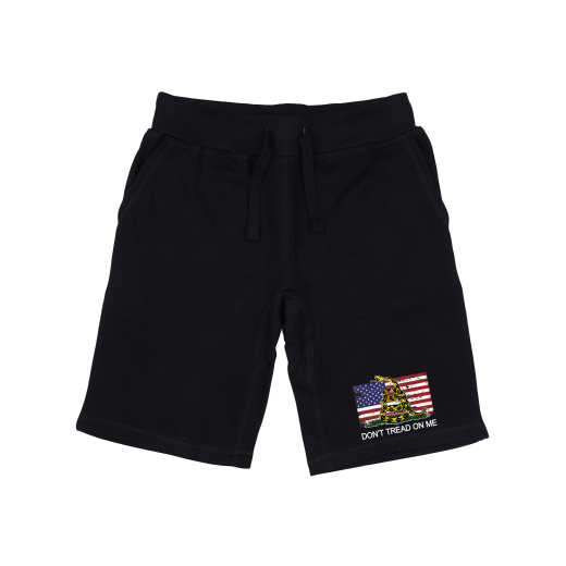 Graphic Shorts, Flag 2 W/Gadsden, Blk, XL