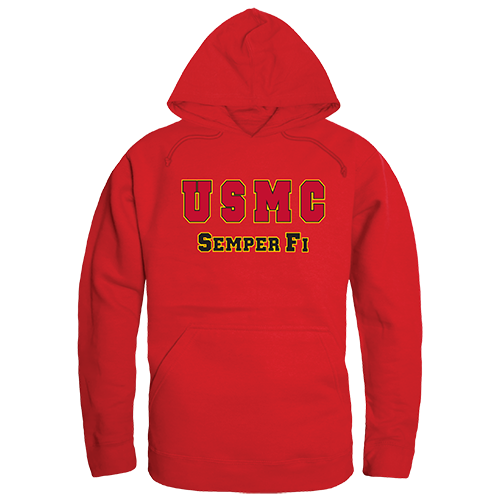 Graphic Pullover Sweatshirt USMC Red