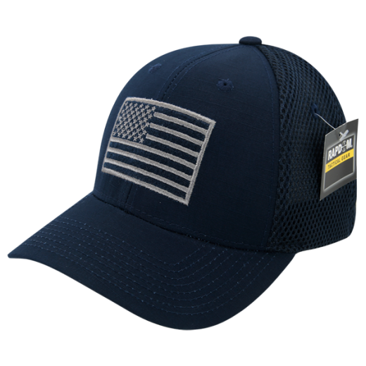 Graphic Ripstop Airmesh, Usa, Navy