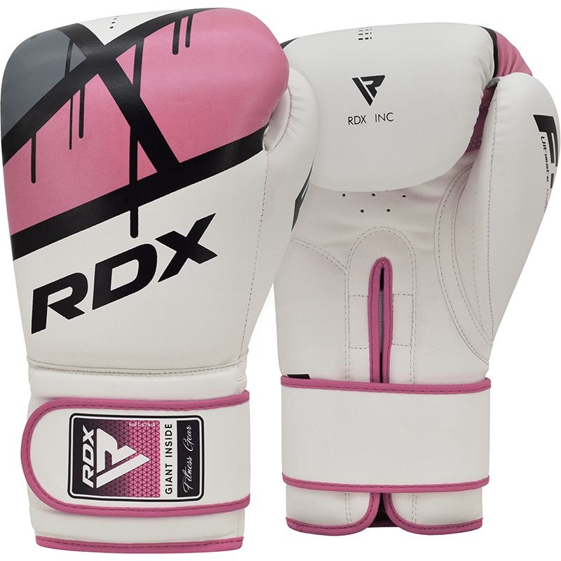 Rdx F7p Ego 12Oz Pink Leather X Boxing Gloves