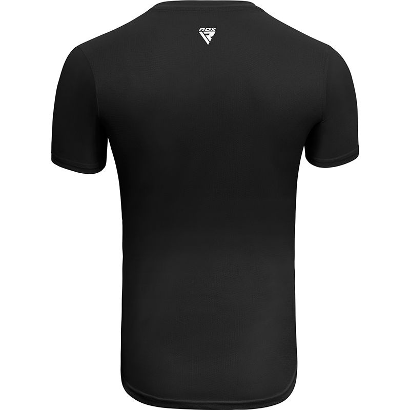 Rdx T2 Half Sleeves Polyester T-Shirt Black -Xl